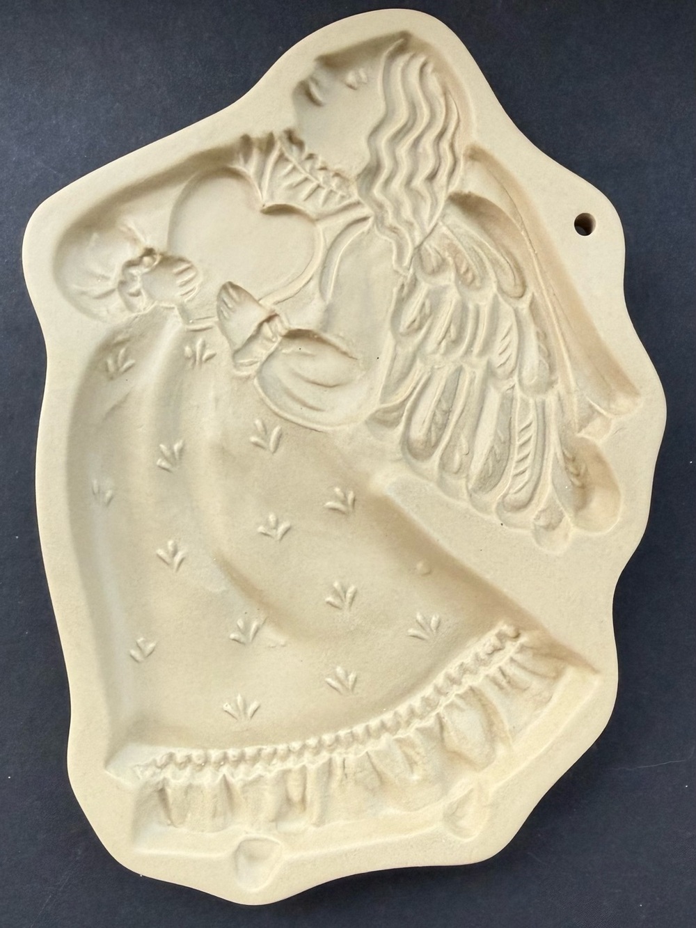 Angel Cookie Art Mold Brown Bag 1987